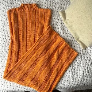 Free People Palm City Sweater Midi in Malibu Orange